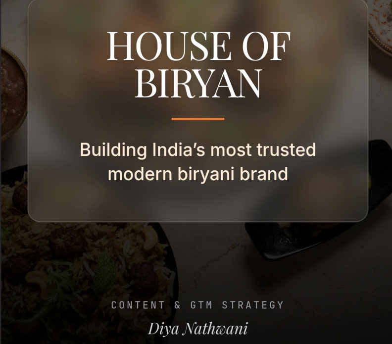 House of Biryan — case study