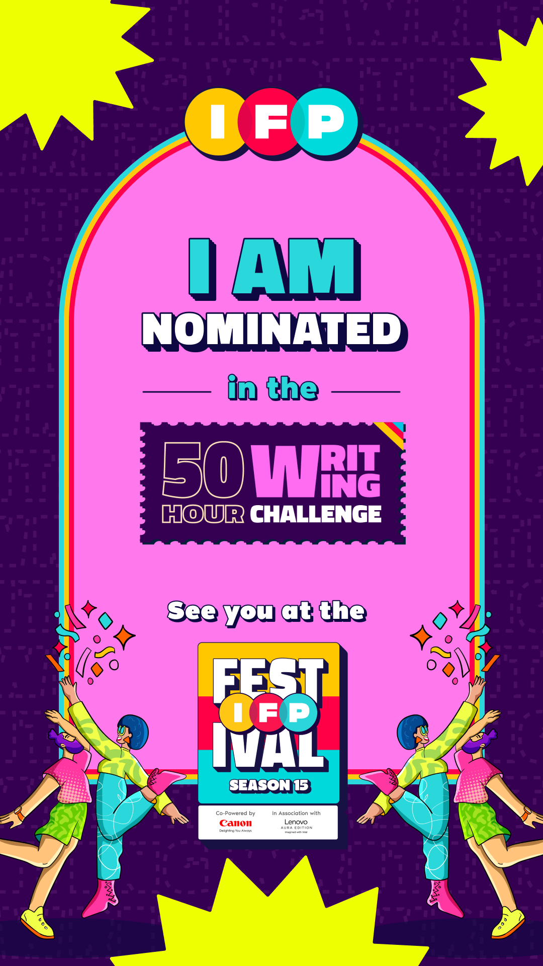 Nominee: 50 Hour Writing Challenge — IFP Festival Season 15